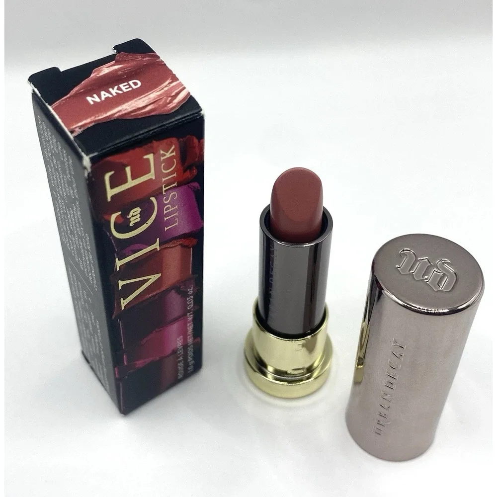 Urban Decay Vice Lipstick Naked (Cream) Travel Size .03 oz NIB